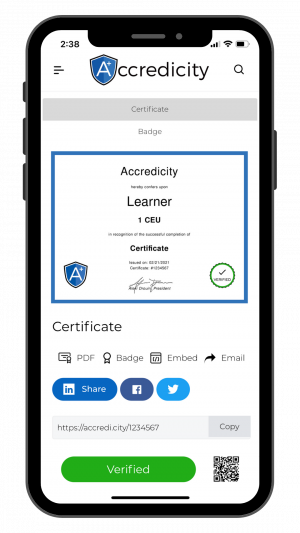 A+ - iPhone - Certificate